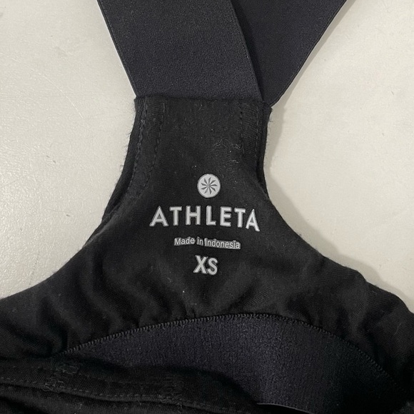 Athleta Black Racerback Active Dress Size XS Running Minimalist Yoga Outdoor - Picture 4 of 5